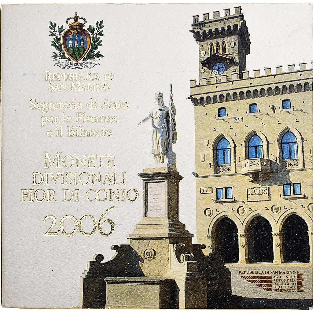 San Marino, Set 1 ct. - 5 Euro, FDC, 2006, Rome, STGL