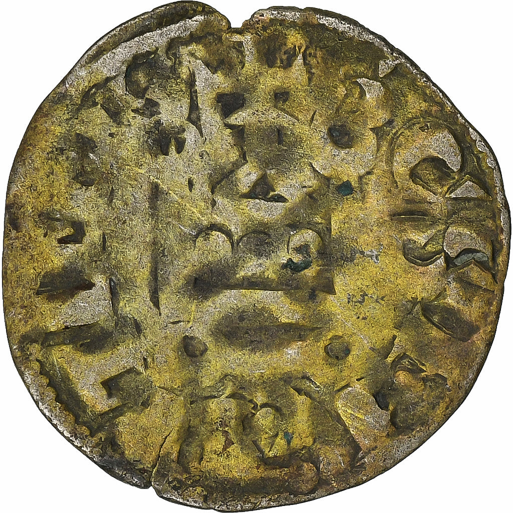 Touraine, Denier, ca. 1150-1200, Saint-Martin de Tours, Bilon, VF(20-25)