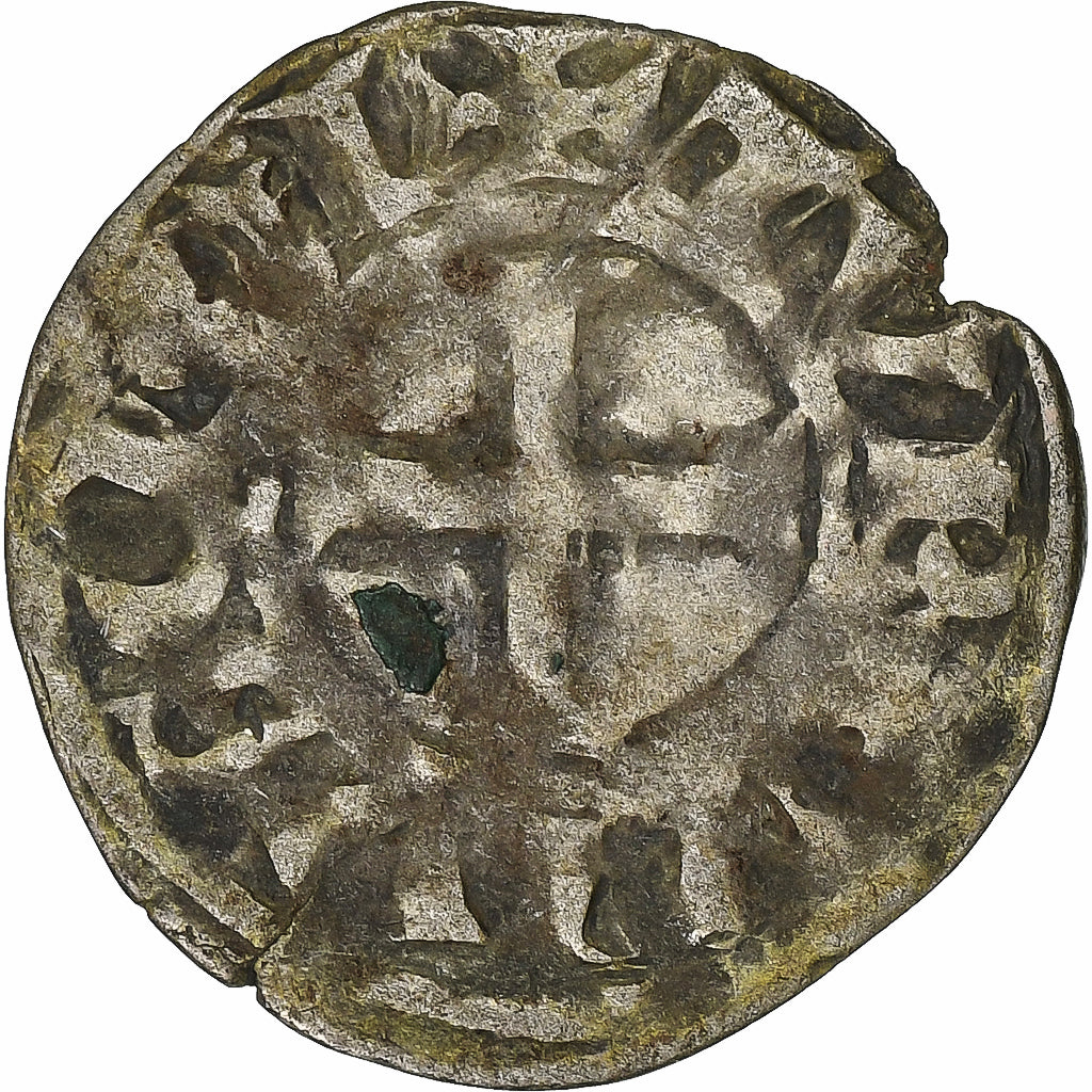 Touraine, Denier, ca. 1150-1200, Saint-Martin de Tours, Bilon, VF(20-25)