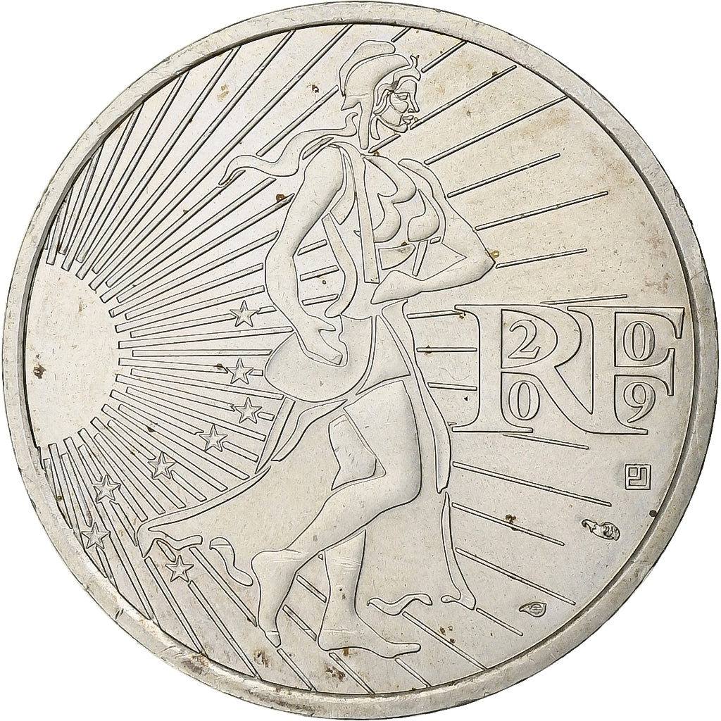 Frankreich, 10 Euro, Semeuse, 2009, MDP, Silber, VZ+