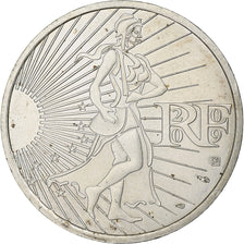 France, 10 Euro, Semeuse, 2009, MDP, Silver, MS(60-62)