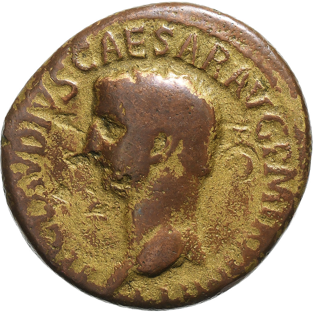 Claudius, Dupondius, 50-54, Rome, Bronze, VF(20-25), RIC:111