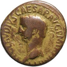 Claudius, Dupondius, 50-54, Rome, Bronze, VF(20-25), RIC:111