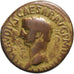 Claudius, Dupondius, 50-54, Rome, Bronze, VF(20-25), RIC:111