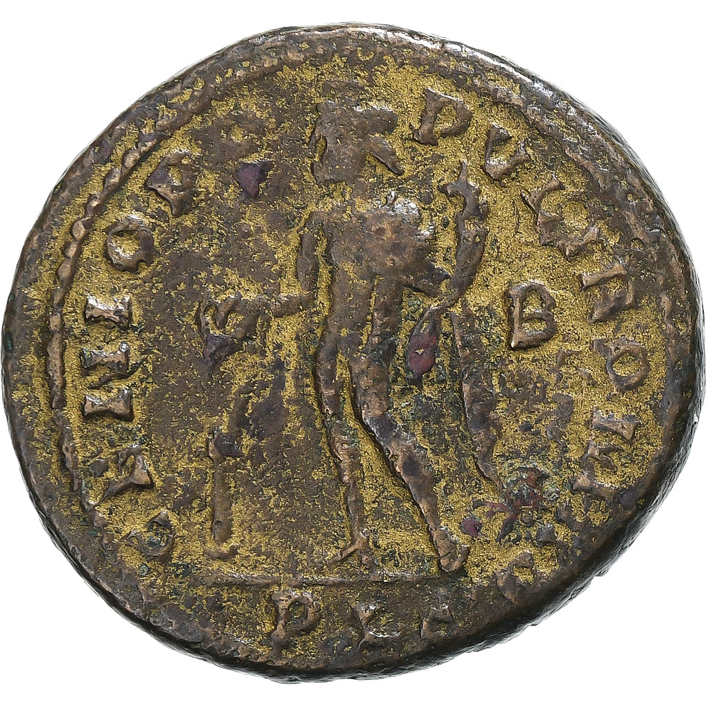 Diocletian, Follis, 301-303, Lyon - Lugdunum, Bronzo, MB+, RIC:108a