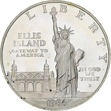 United States, Dollar, Ellis Island, 1986, San Francisco, Proof, Silver, MS(63)