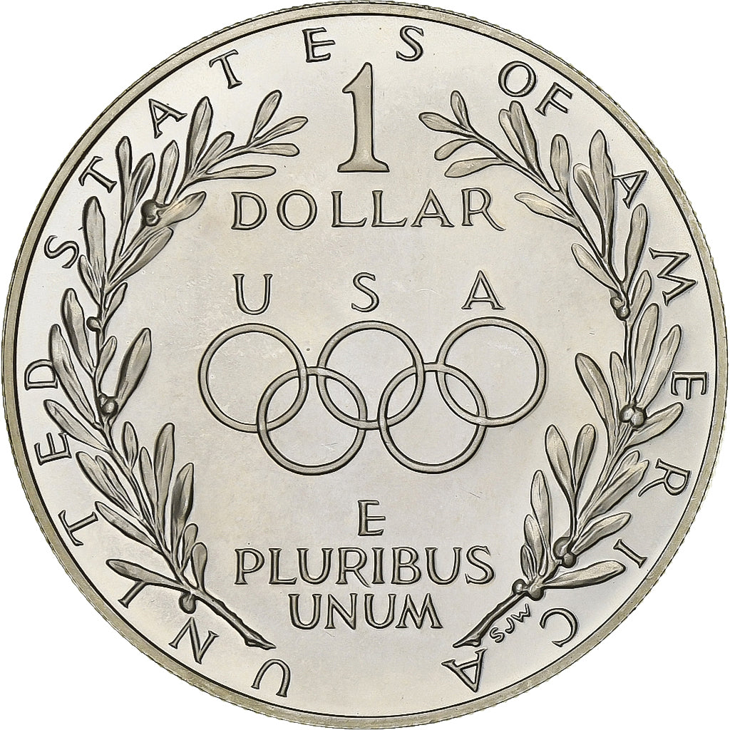 États-Unis, Dollar, 1988 Seoul Olympiad, 1988, San Francisco, Argent, SPL