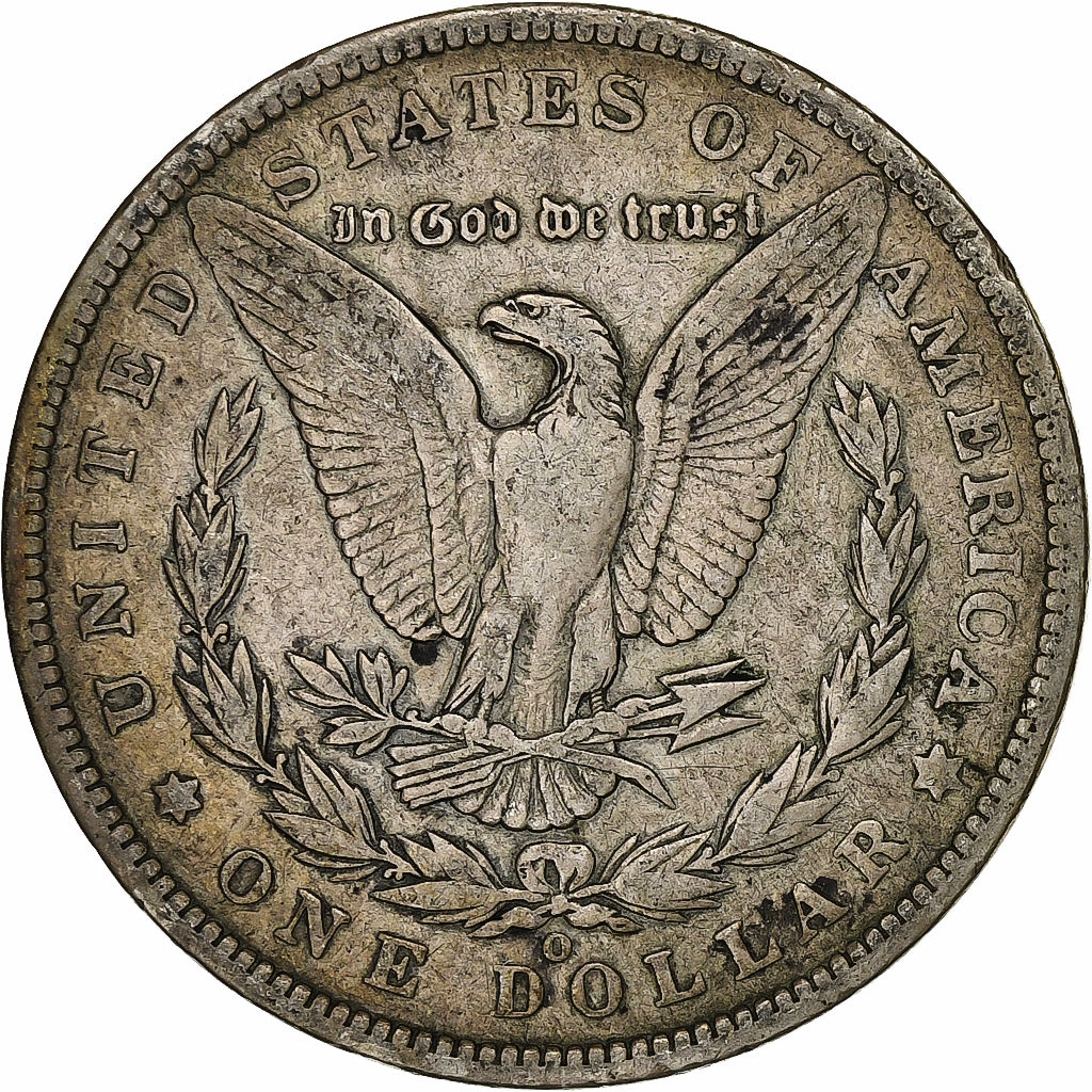 United States, Dollar, Morgan, 1890, New Orleans, Silver, EF(40-45)