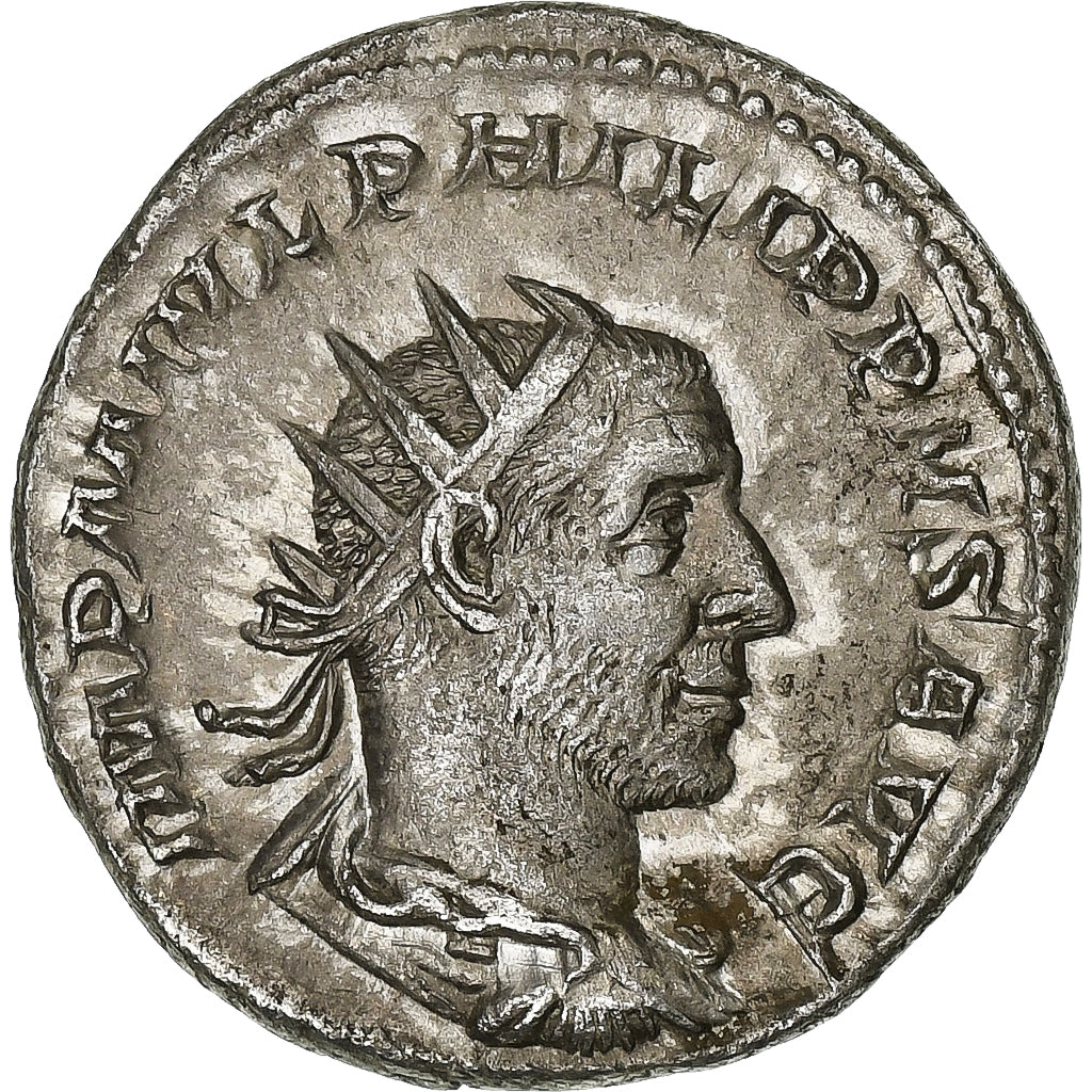 Philip I, Antoninianus, 248, Rome, Silver, AU(50-53), RIC:3