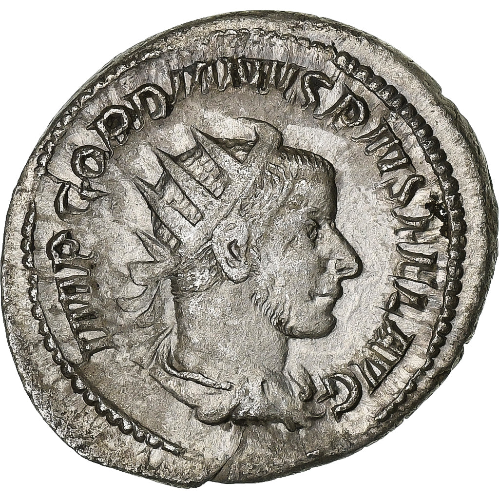 Gordian III, Antoninianus, 243-244, Rome, Silver, AU(50-53), RIC:151