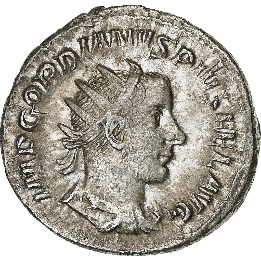 Gordian III, Antoninianus, 243-244, Rome, Silver, AU(50-53), RIC:148