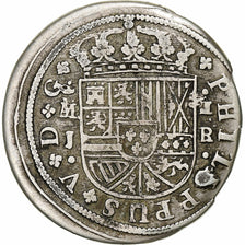 Spain, Philip V, 2 Reales, 1717, Madrid, Silver, VF(30-35), KM:296