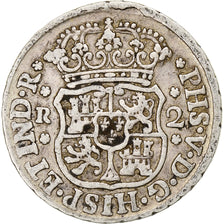 Messico, Philip V, 2 Reales, 1744, Mexico City, Argento, MB, KM:85