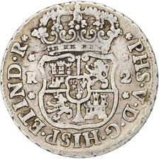 Mexique, Philip V, 2 Reales, 1744, Mexico City, Argent, TB, KM:85