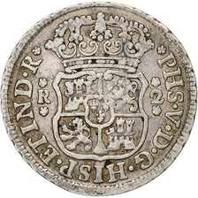 Messico, Philip V, 2 Reales, 1746, Mexico City, Argento, MB, KM:85