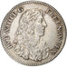 France, Token, Louis XIV, Aides et Entrées, 1664, Silver, AU(50-53)