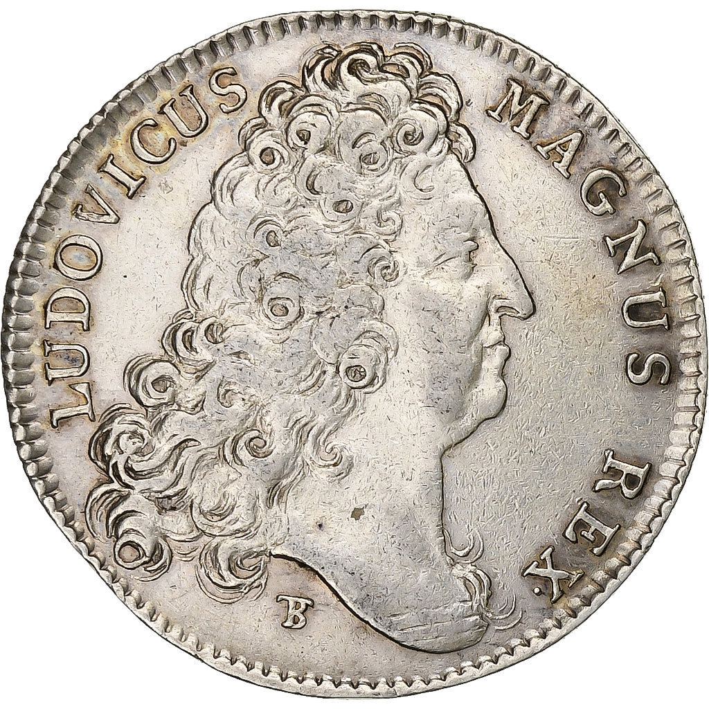 France, Jeton, Louis XIV, Extraordinaire des Guerres, 1706, Argent, TTB
