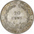 INDOCHINA FRANCESA, 20 Centièmes, 1937, Paris, Prata, MS(60-62)