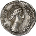 Diva Faustina I, Denarius, 141, Rome, Silver, AU(50-53), RIC:362