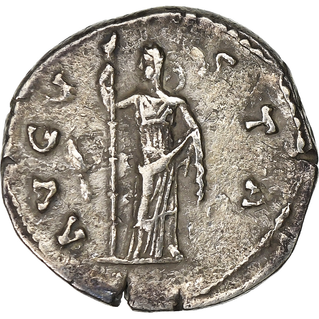 Diva Faustina I, Denarius, 141, Rome, Silver, AU(50-53), RIC:362
