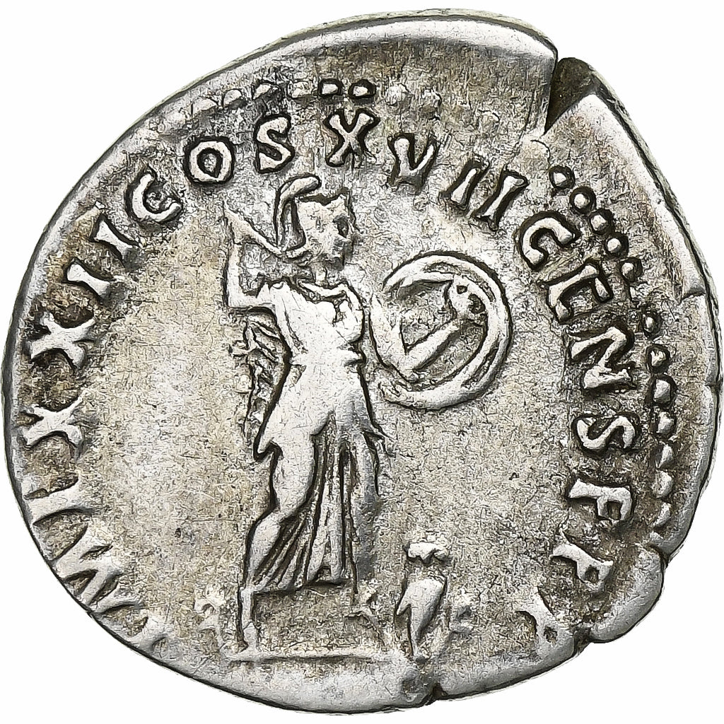 Domitien, Denier, 95-96, Rome, Argent, TTB, RIC:788