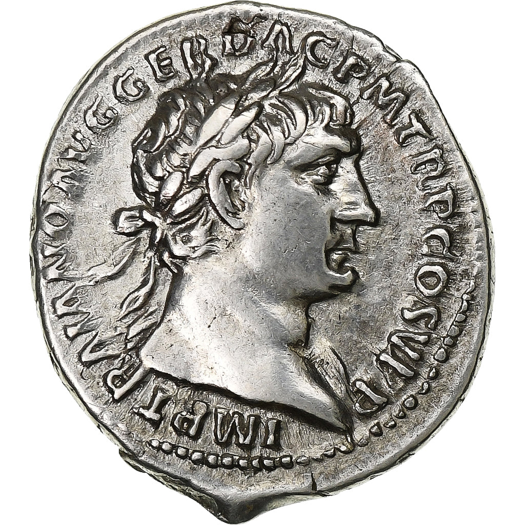 Trajan, Denarius, 103-111, Rome, Silber, SS+, RIC:204