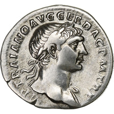 Trajan, Denarius, 103-111, Rome, Silver, AU(50-53), RIC:127
