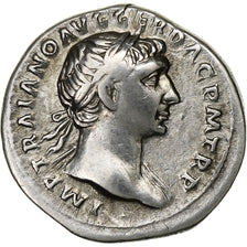 Trajan, Denarius, 103-111, Rome, Silver, AU(50-53), RIC:128