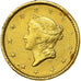 Stati Uniti, Dollar, Liberty Head, 1851, Philadelphia, Oro, BB