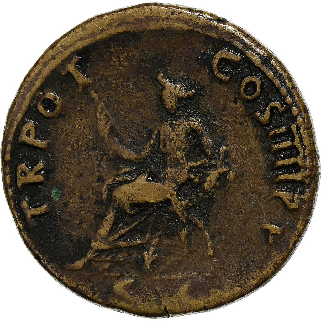 Trajan, Dupondius, 101-102, Rome, Bronze, VF(30-35), RIC:428
