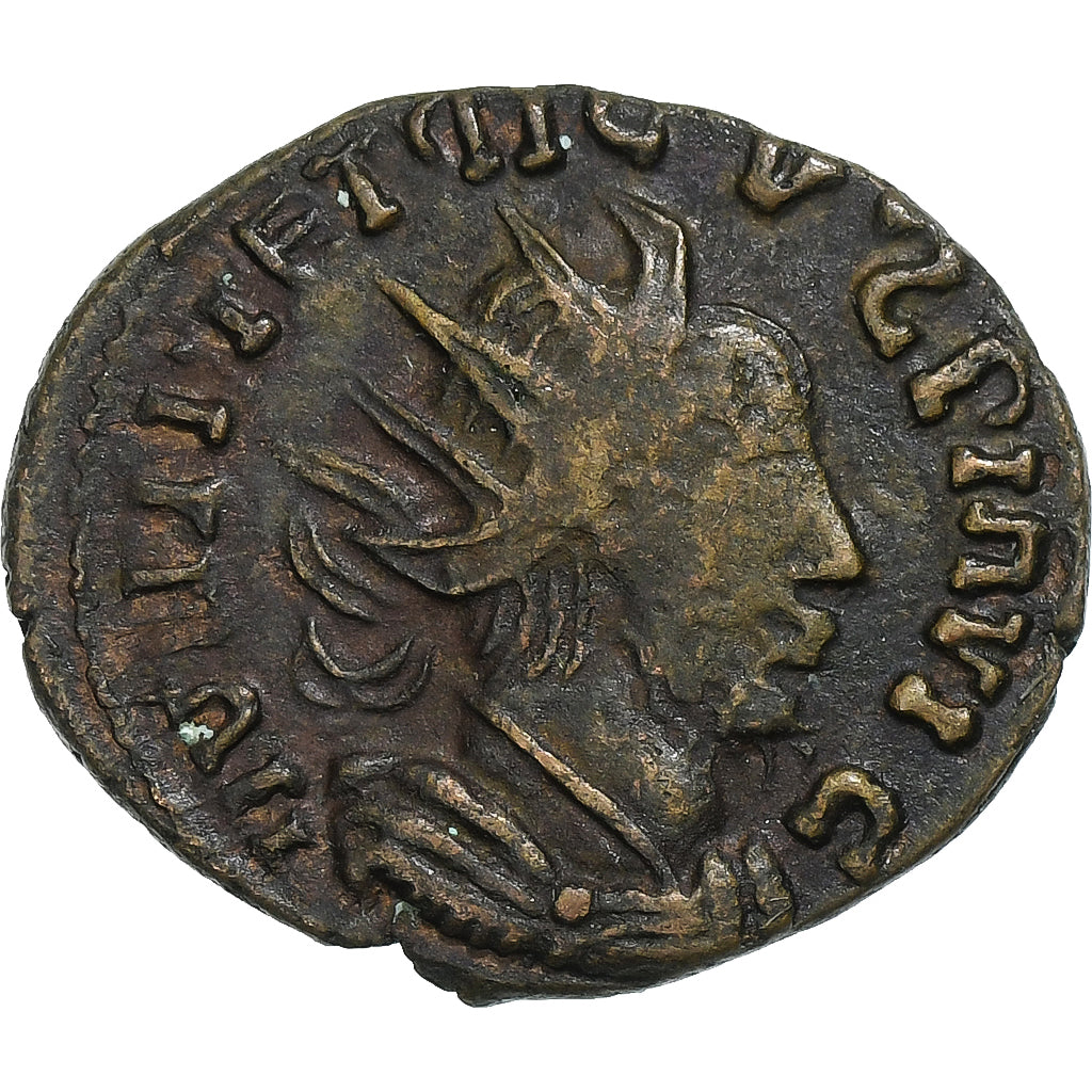 Tetricus I, Antoninianus, ca. 271-275, Barbaric imitation, Bronzen, ZF
