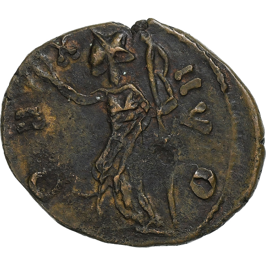 Tetricus I, Antoninianus, ca. 271-275, Barbaric imitation, Bronzen, ZF