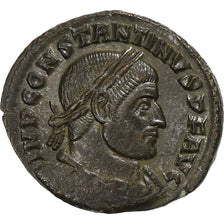 Constantine I, Follis, 315-316, Arles, Bronze, AU(55-58), RIC:57
