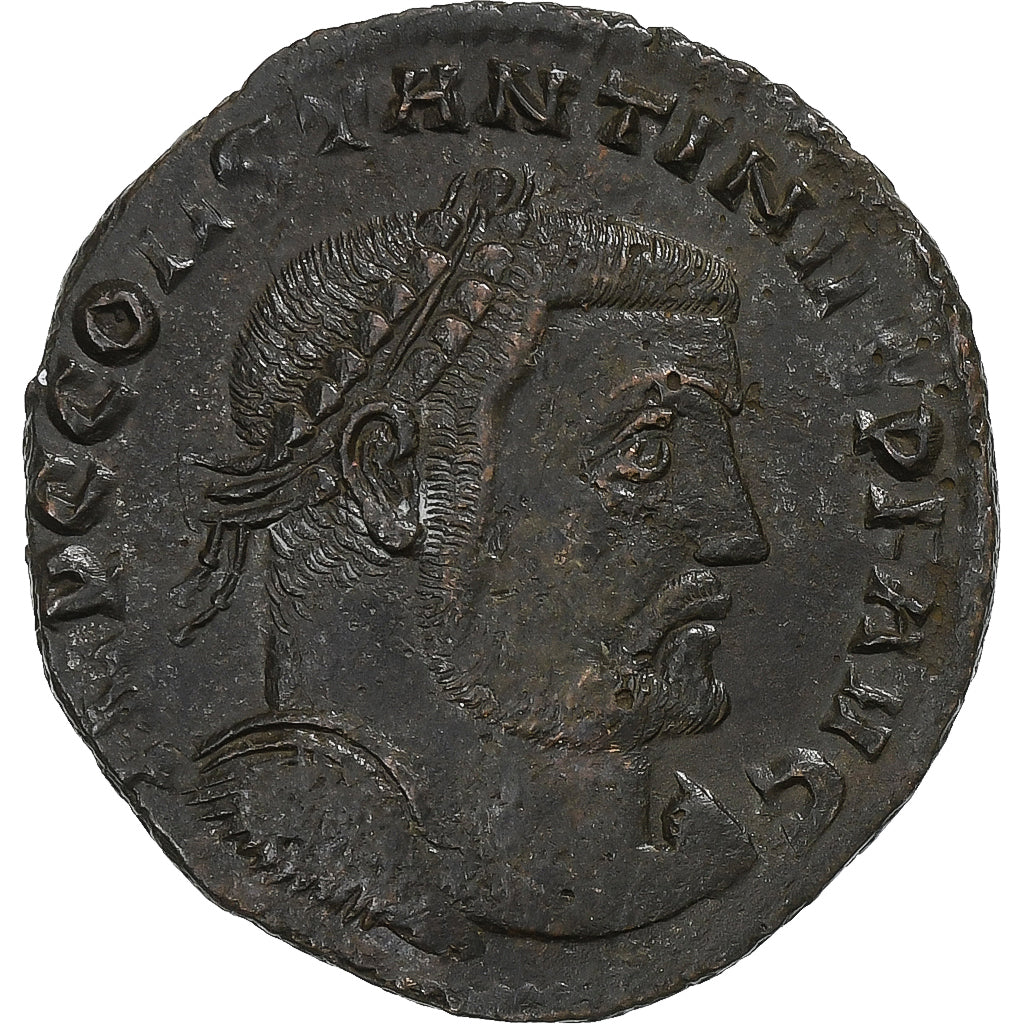 Constantine I, Follis, 312-313, Thessalonica, Bronce, MBC+, RIC:61b