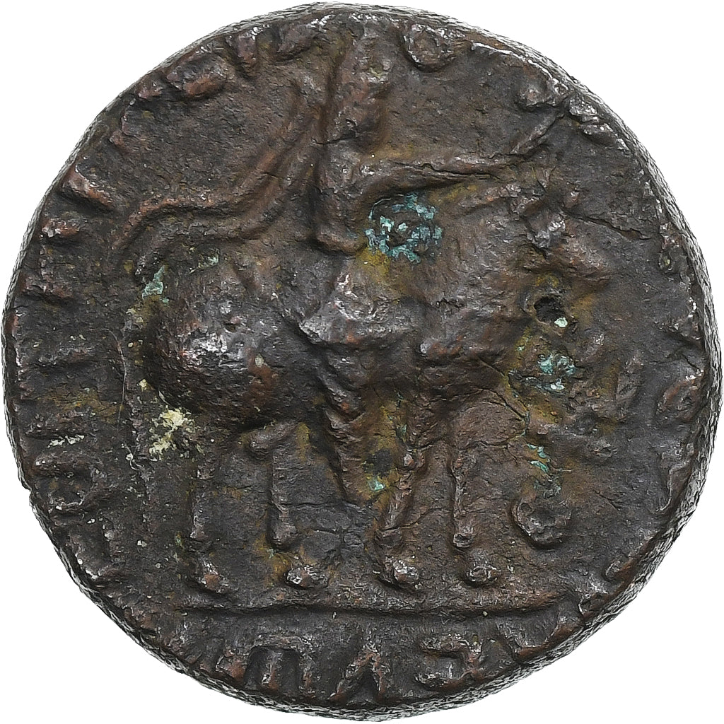 Kushan Empire, Vima Takto, Tétradrachme, 80-113, Bronze, TTB+