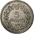 France, 5 Francs, Lavrillier, 1938, Paris, Nickel, AU(50-53), Gadoury:760
