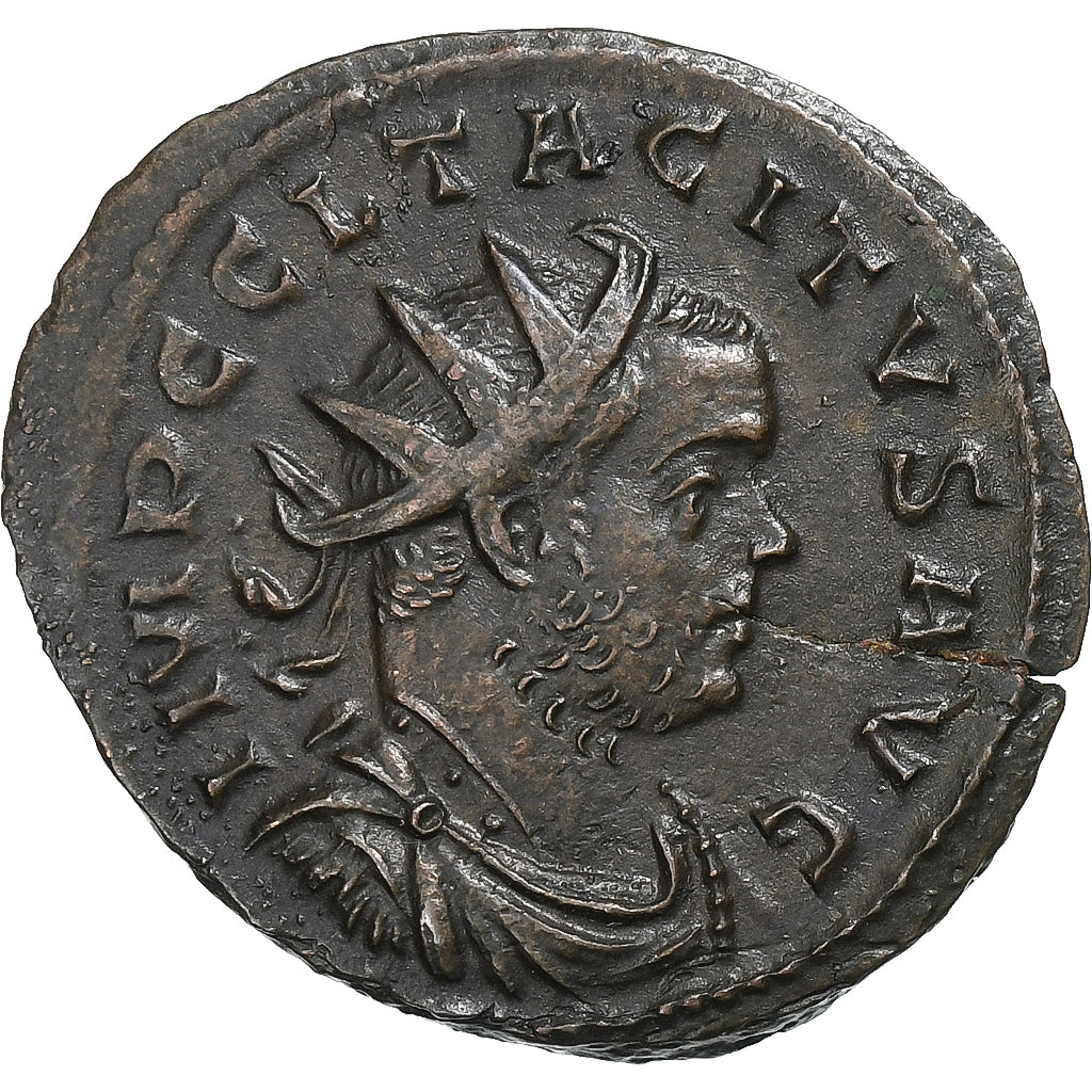 Tacitus, Antoninianus, 275-276, Gaul, Bilon, AU(50-53), RIC:45