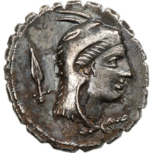 Papia, Denarius Serratus, 79 BC, Rome, Silver, MS(60-62), Crawford:384/1