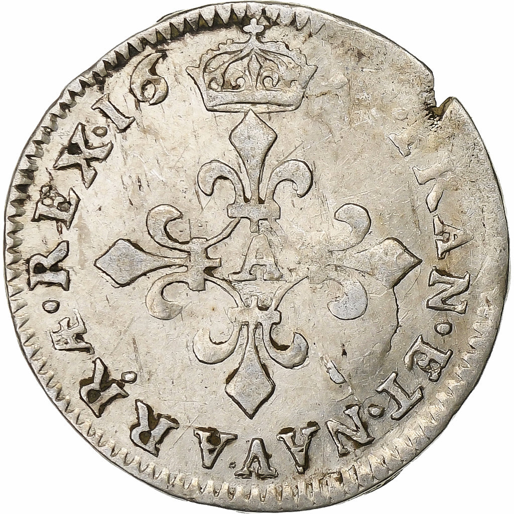 França, Louis XIV, 4 Sols des Traitants, 1677, Paris, Prata, EF(40-45)