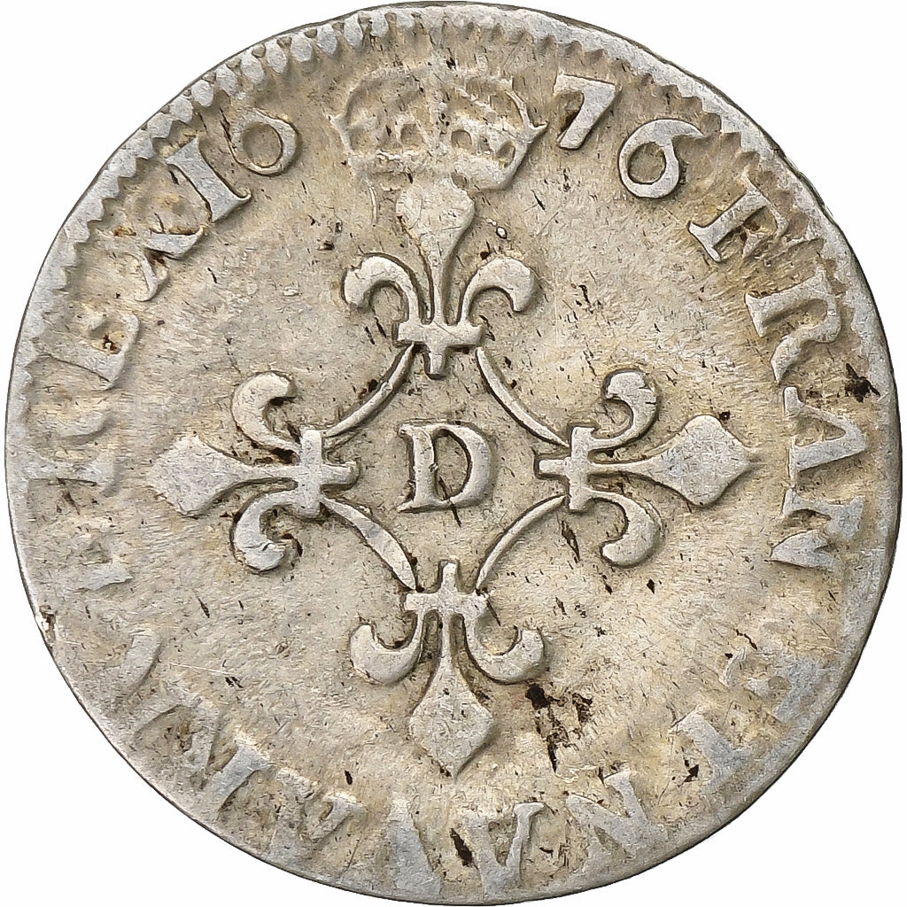 Francia, Louis XIV, 4 Sols des Traitants, 1676, Vimy, Argento, MB+, Gadoury:103