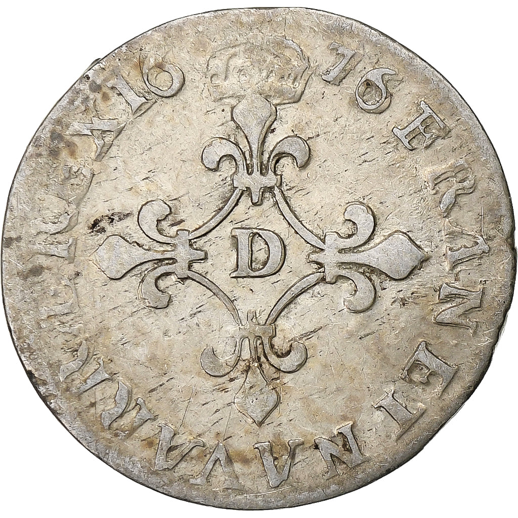 Frankrijk, Louis XIV, 4 Sols des Traitants, 1676, Vimy, Zilver, FR+, Gadoury:103