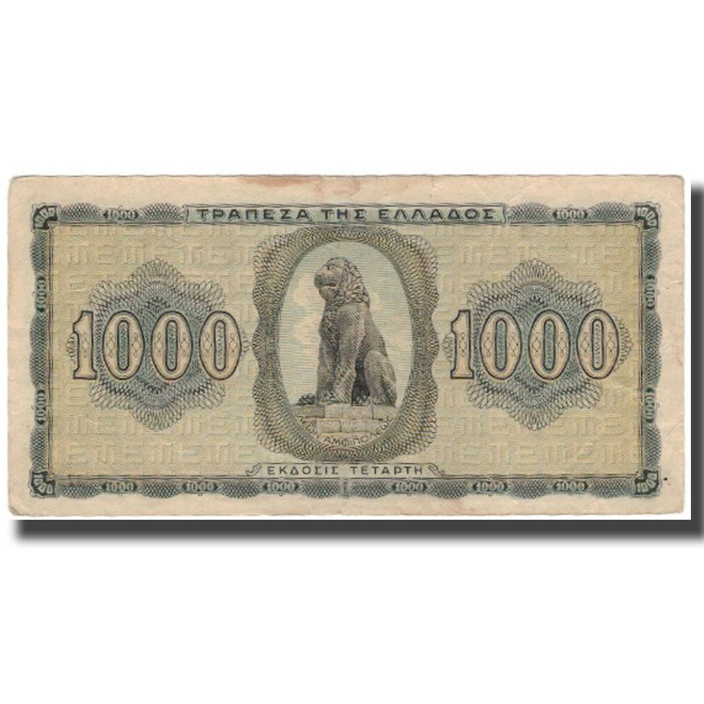 Banknote, Greece, 1000 Drachmai, 1942, KM:118a, VF(30-35)