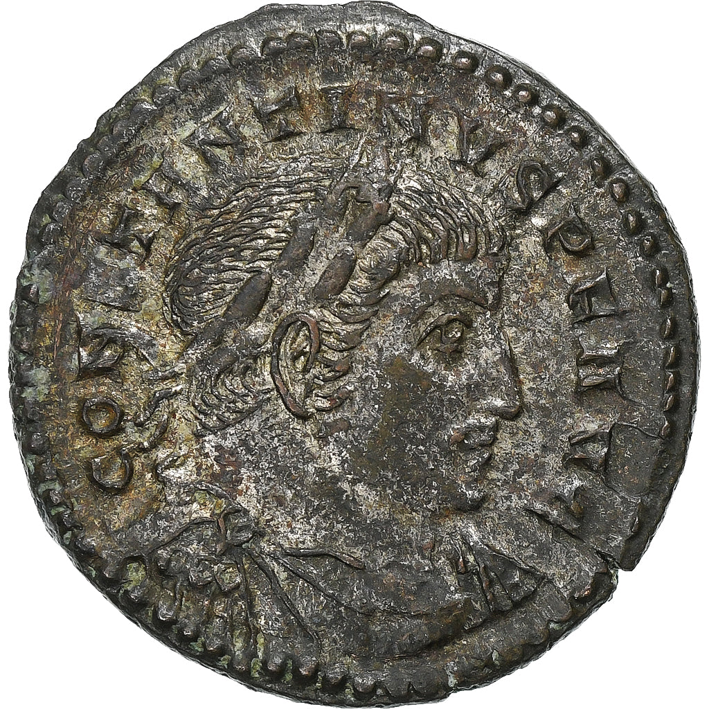 Constantine I, Follis, 310-313, Trier, Bronze, AU(55-58), RIC:863