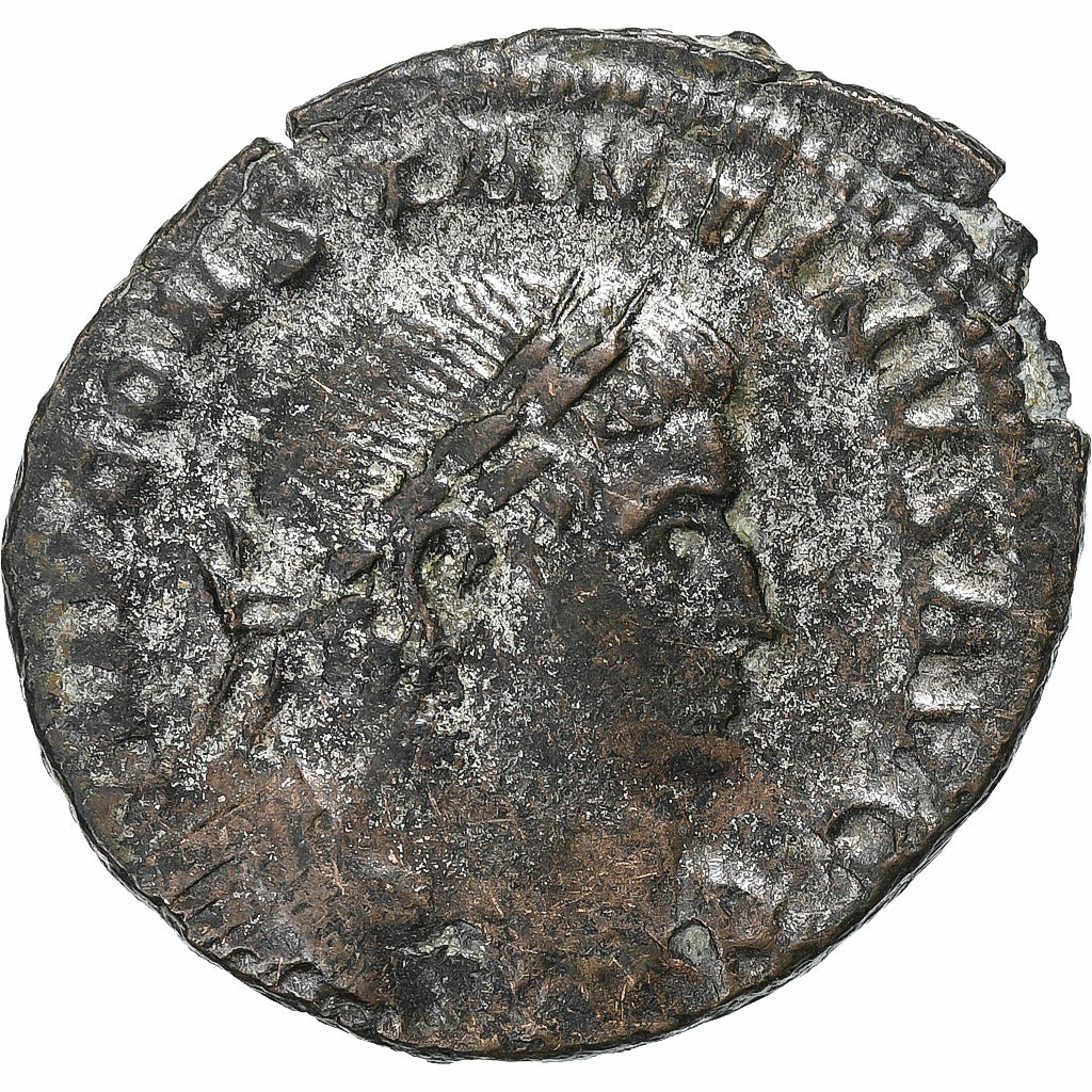 Constantijn I, Follis, 310-313, Trier, Bronzen, PR, RIC:870