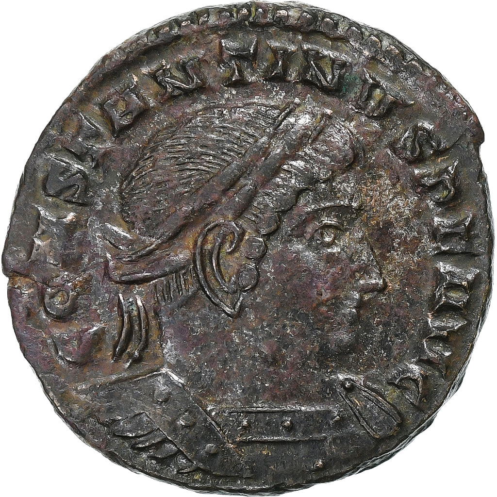 Constantine I, Follis, 316, Trier, Bronze, AU(55-58), RIC:105
