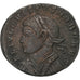 Crispus, Follis, 324-325, Trier, Bronzo, BB+, RIC:452
