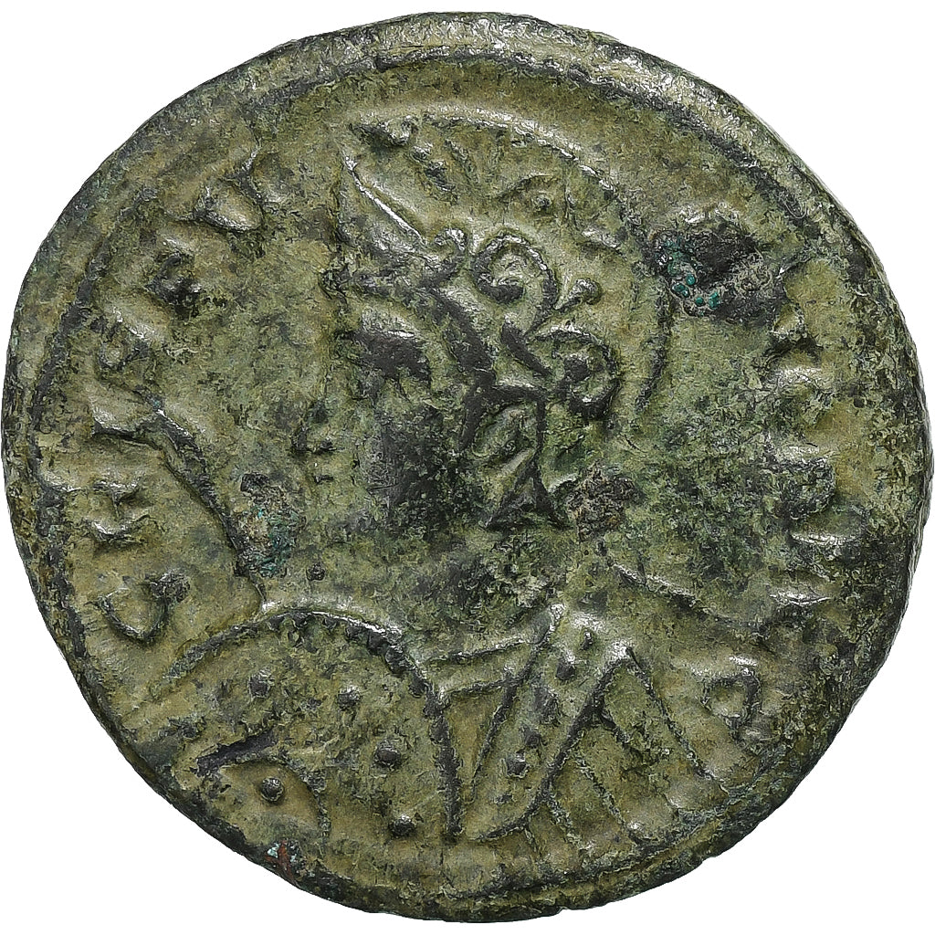 Crispus, Follis, 323-324, London, Bronze, SS+, RIC:281