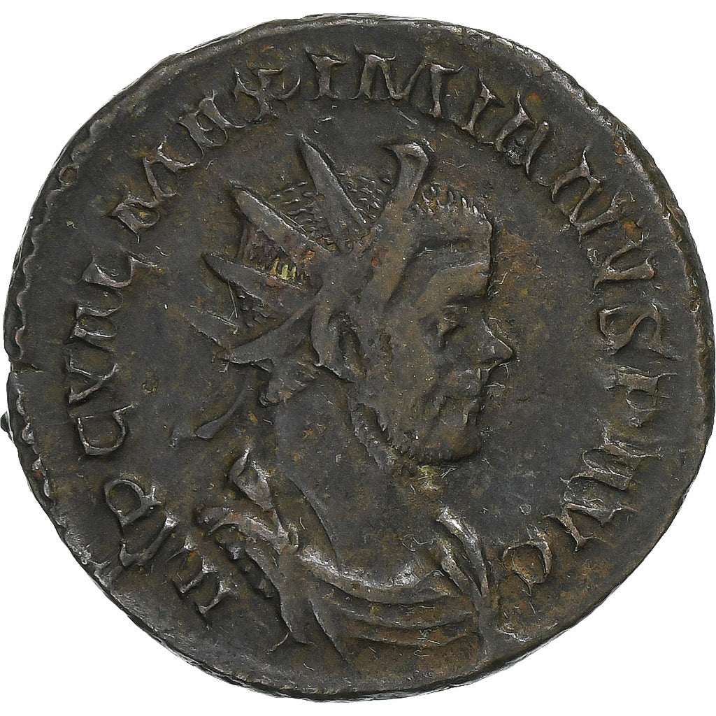 Maximien Hercule, Antoninien, 287-288, Lugdunum, Bronze, TTB, RIC:379