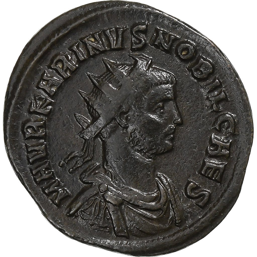 Carinus, Aurelianus, 282-283, Ticinum, Extremely rare, Bronze, AU(50-53)