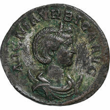 Magnia Urbica, Aurelianus, 283-285, Lugdunum, Billon, SS+, RIC:337